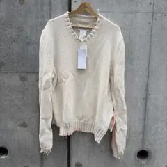 メゾンマルジェラ　ガリアーノ期　アイボリーニット　新品未使用のサムネイル