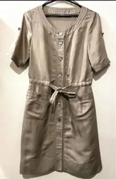 ☆TOMORROWLAND collectionサファリワンピース（ブラウン）☆