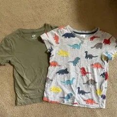 H&M オーガニックコットンTシャツ2枚セット　男の子