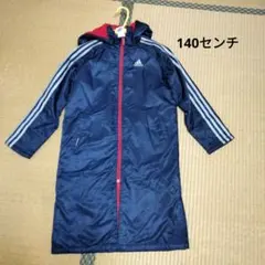 adidas ベンチコート ネイビー