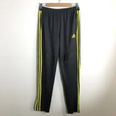 adidas グレー/イエロー ジャージパンツ ビンテージ
