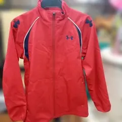 Under Armour 赤色 ジップアップジャケット