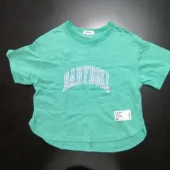 BABYDOLL Tシャツ グリーン キッズ[080]のサムネイル