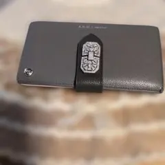 A.D.M.J. グレー レザー 長財布のサムネイル