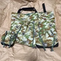 ハンドメイド　迷彩柄　通園、入学5点セット
