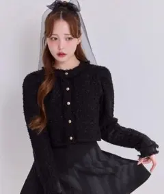 NICE CLAUP ナイスクラップ ツイードジャケット