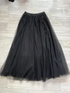 fifth チュール フレアスカート　ブラック