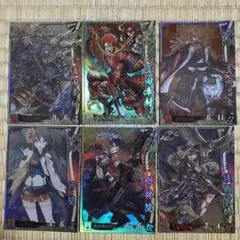 【匿名配送】戦国大戦　真田家SR6枚セット