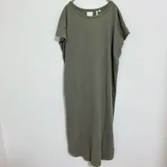 HK WORKS LONDON【M】長袖連衣裙 橄欖綠