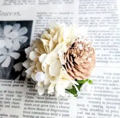 コサージュ34　卒園式　卒業式　入園式　入学式　ミニ　小さめ