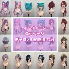 ウィッグオーダー 受付ページ ② 低予算 短納期 対応可