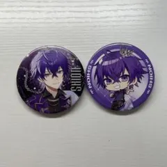 めておら 心音 THE KINGS 等身 デフォルメ 缶バッジ