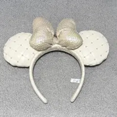 カチューシャ フリー ミニー キルティング ホワイト