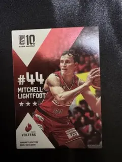 B.LEAGUE 10thAnniversaryカード ミッチェル・ライトフット