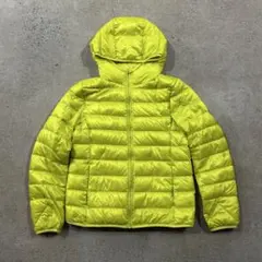 00s old uniqlo archive y2k 平成 蛍光イエロー ダウン