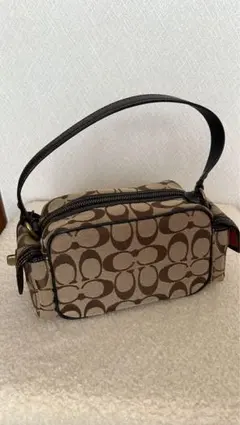 COACH ロゴ柄 ハンドバッグ