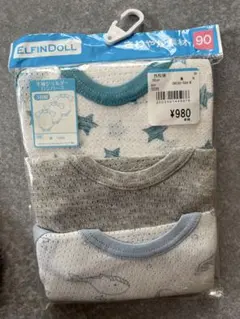 半袖ロンパース3枚セット　90cm