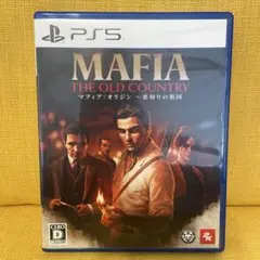 PS5 マフィア:オリジン 裏切りの祖国