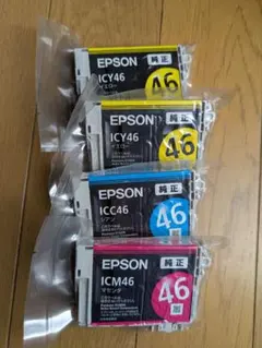 EPSON 純正インクカートリッジ 46シリーズ 4個セット - メルカリ