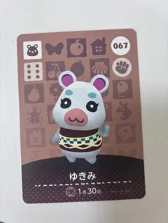 どうぶつの森 ゆきみ amiiboカード 067
