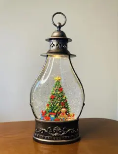 クリスマスツリー スノードーム ランタン