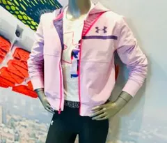 UNDER ARMOUR ピンク フルジップジャケット M