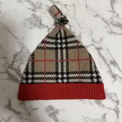 BURBERRY バーバリー ベビー帽子 ニット帽 チェック柄 6M〜9Mのサムネイル