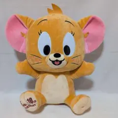 トムとジェリー　MEGA BIG バースディ　ぬいぐるみ　タグ付き　ジェリー