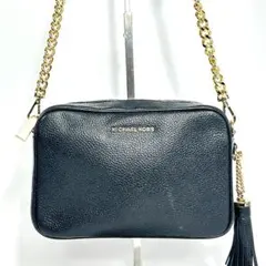 0097 MichaelKors ショルダーバッグ レザーチェーン カメラバッグ