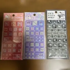 タイルシール　　シール　サンリオ　キティちゃん　クロミちゃん　3枚セット