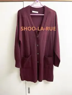 ワインレッド カーディガン