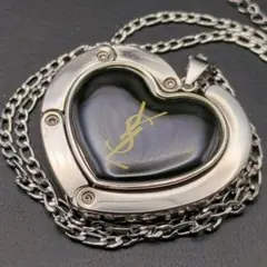 美品 YSL サンローラン ビッグハートモチーフ ネックレス 8のサムネイル