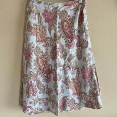 TOMMY HILFIGER◼️ペイズリー◼️水色フレアスカート ◼️サイズ8