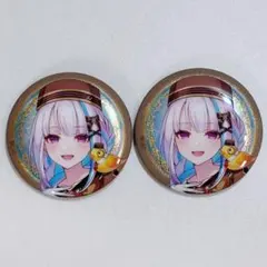 にじさんじ 缶バッジビスケット4 リゼ・ヘルエスタ 2点