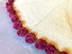 ブーケブランケット　ハンドメイド