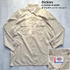 【Dickies】A LEGEND IN WORK ダブルポケットワークシャツ