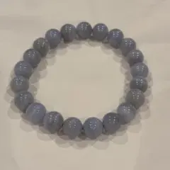 ブルーレースアゲートブレスレット 内径16cm