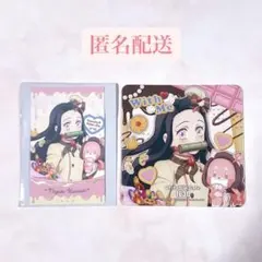 鬼滅の刃 バレンタイン＆ホワイトデー チョコ風カード コースター 竈門禰豆子