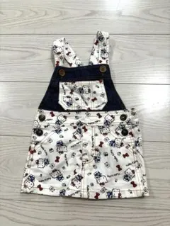 Hello Kitty デニム ジャンパースカート　キティちゃんのサムネイル