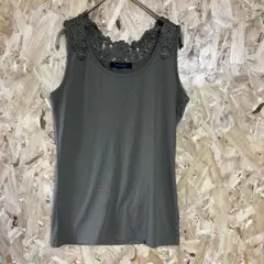 Bou Jeloud オリーブグリーン タンクトップ　レディース　トップス　M