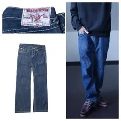 TRUE RELIGIONUSA製Joeyブーツカットデニムジーンズ32