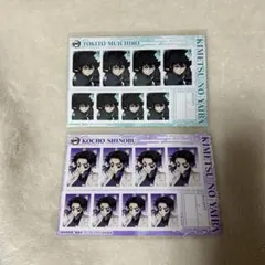 鬼滅の刃 証明写真館B ブロマイド 時透無一郎 胡蝶しのぶ