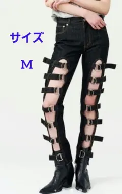 PAMEO POSE Belted Skinny Denim デニムのサムネイル