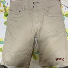 Norton ベージュ チェック柄 ショートパンツ メンズM