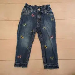 GAP 蝶刺繍デニムパンツ 3歳用