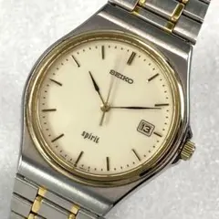 SEIKO スピリット クオーツ ヴィンテージ腕時計 5P32-6B30 稼働