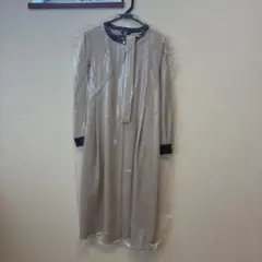 URBAN RESEARCH ROSSO ベージュ長袖ロングワンピース