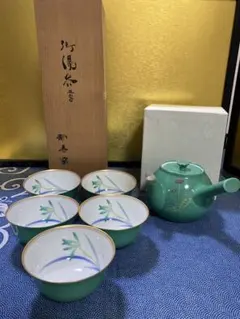 香蘭社 セイントジョーン 湯呑 5客　☆ つごもり草花急須