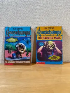 Goosebumps 2BookSet Damaged Mask Missing