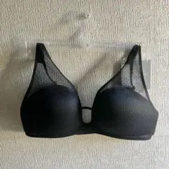 UNIQLO ワイヤレスブラ メッシュ ブラック S